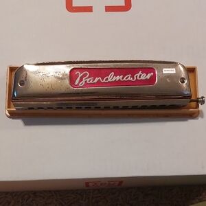 Harmonica - Silver and Red